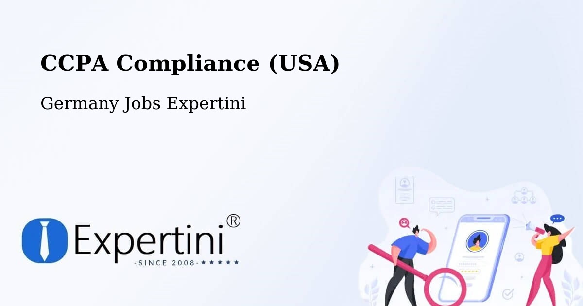 CCPA Privacy Rights & Compliance Notice – Poing - Germany Jobs Expertini