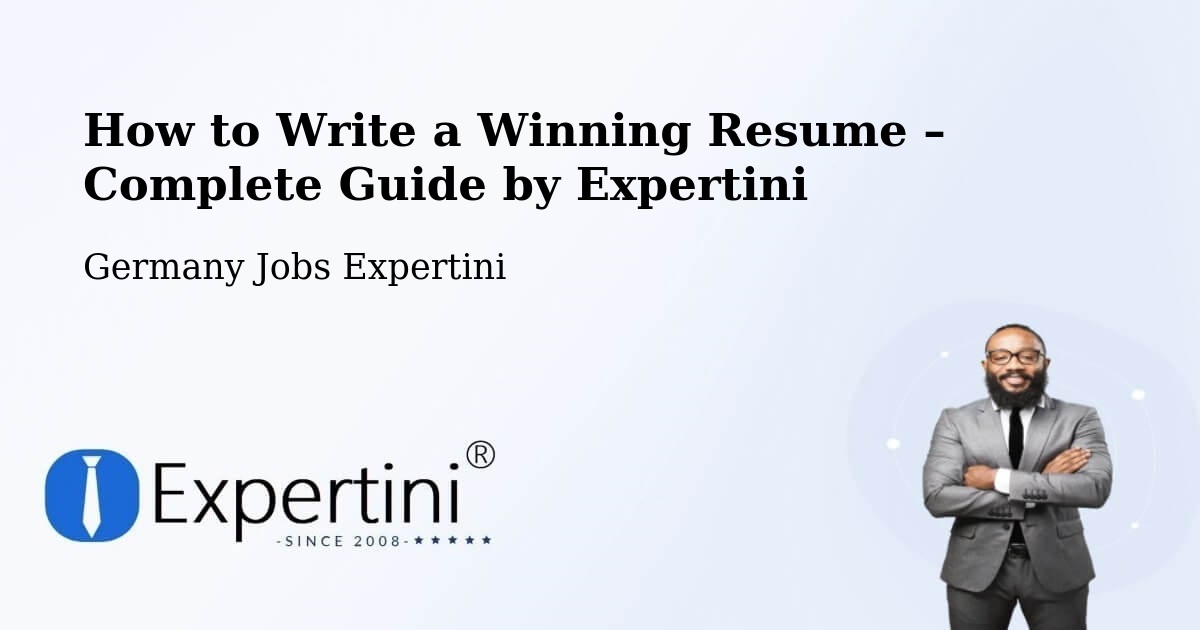 Resume Writing Guide for Job Seekers – Poing - Poing, Germany Jobs Expertini