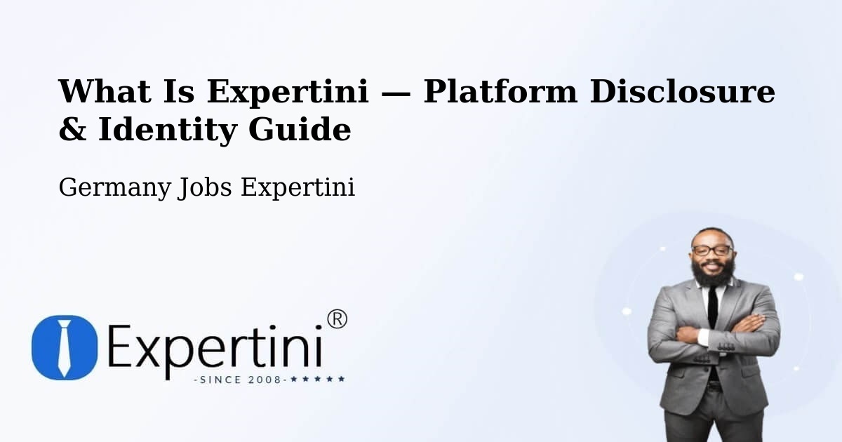 What Is Expertini — Platform Disclosure & Identity Guide – Poing